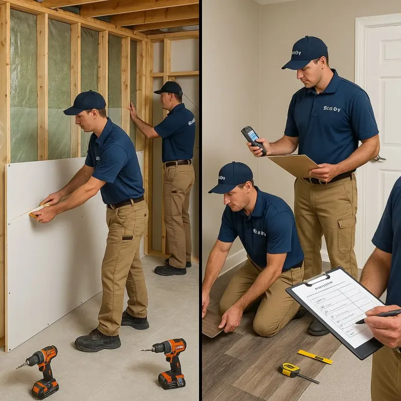 Repairs and Reconstruction process in Babylon, NY